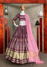 Digital bandhani print lehengas