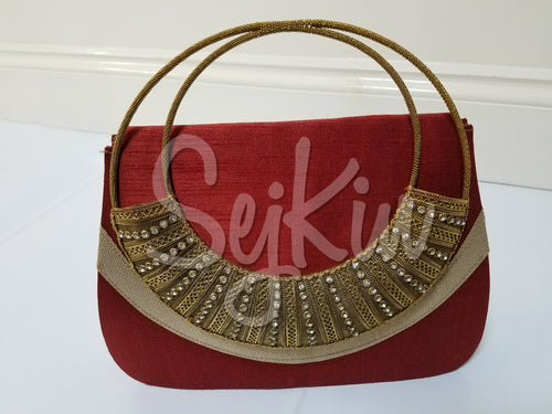 Red handbag