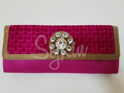 New! Velvet touch clutch