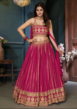 Shastay collection: Pink sequins work Lehenga