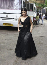 Black sequins Lehenga