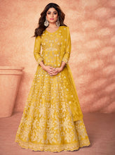 Diamond net anarkali