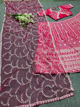 Rani pink partywear silk Lehenga