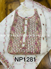 Niks collection: georgette pleated anarkali