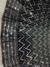Black chine sequins Lehenga