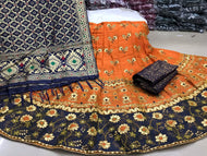 Brocade weaving Lehengas