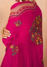 Occasion pink embroidery long top Lehenga