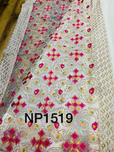 Niks collection: chanderi gown with beads and sequins