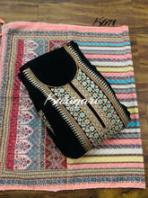 Karigari collection - black anarkali, plus size option