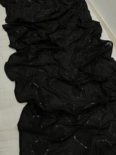 Black diamond saree