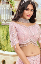 Boutique collection - blush pink mirror work Lehenga