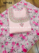 Niks collection - baby pink silk anarkali