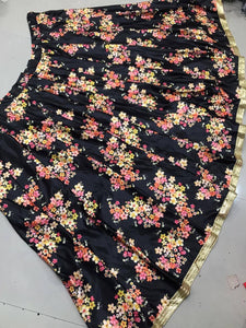 Exclusive floral black Lehenga