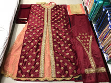 Silk readymade anarkalis with skirt and pants option - also in plus size