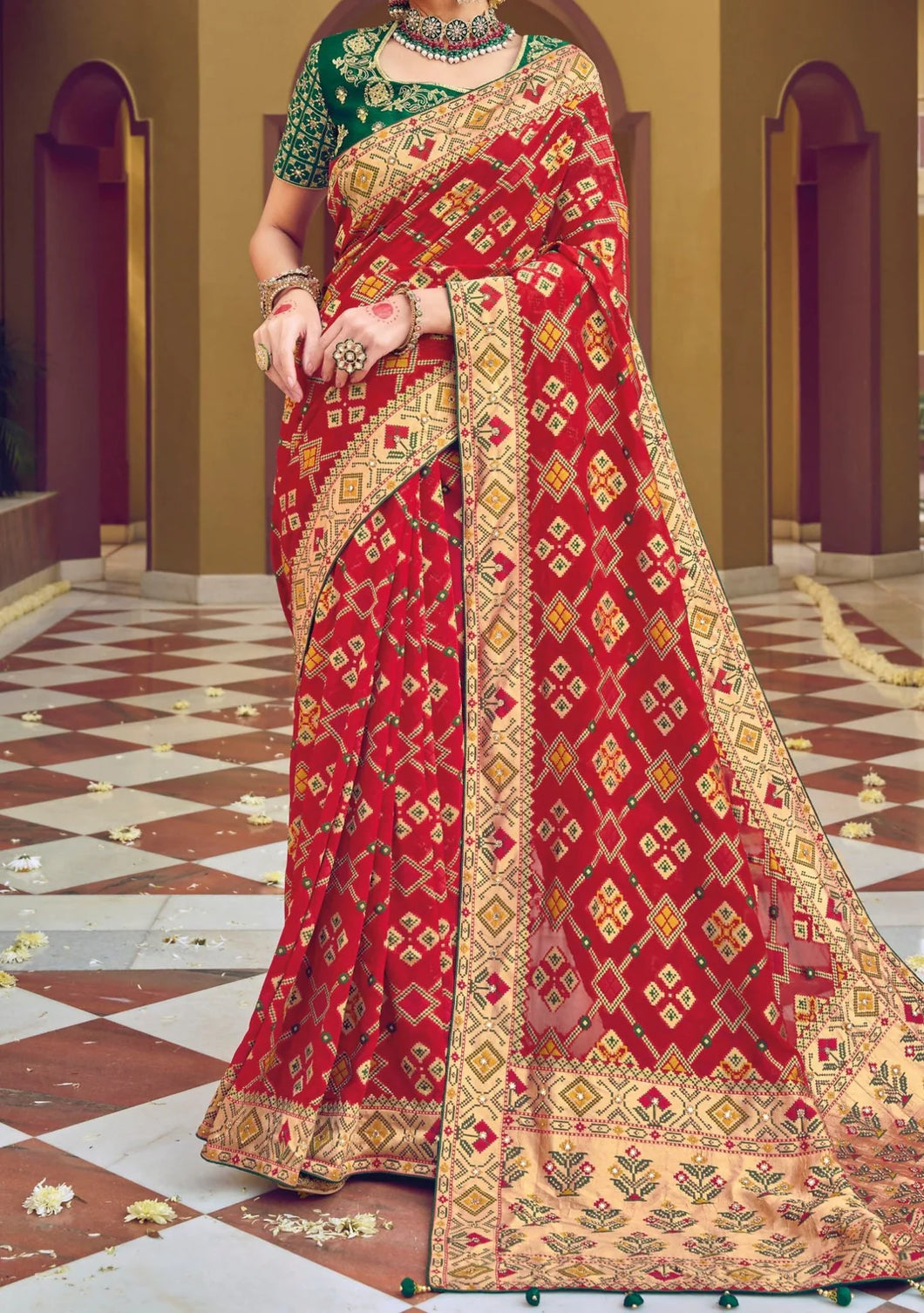 Swarovski vol 3 saree collection