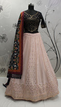 Misha collection vol 2 - blush pink and navy blue designer Lehenga