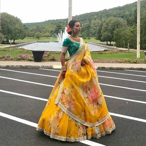 Sabyasachi inspired floral Lehengas