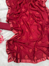 Partywear diamond sarees in lots of colours