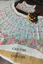 Sonaakshi Raj inspired white floral summery Lehenga