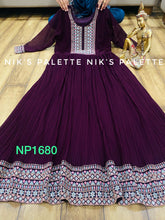 Niks collection - dark aubergine gown (also plus size)