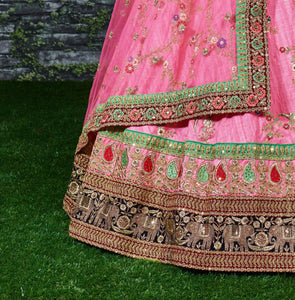 Little birdie pink Lehenga