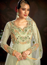 Safeena vol 2 - pista green anarkali