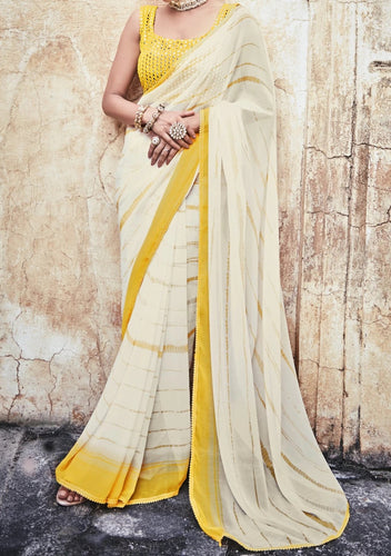 Ari Sarees - White
