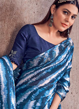 Tie and dye designer sarees