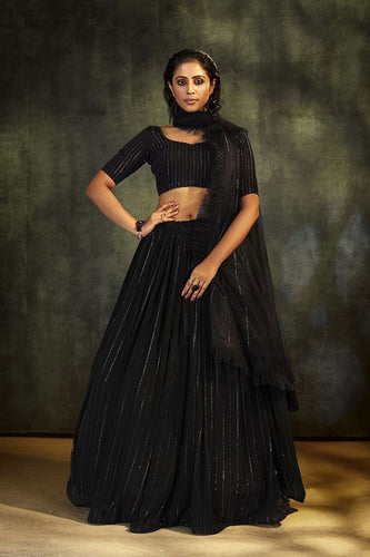 Trendy Black sequins Lehenga