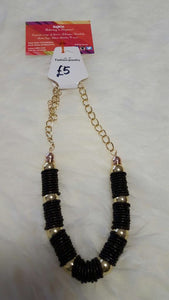 Black chain necklace