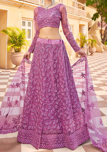 Senzi collection - diamond and zarkan lehengas