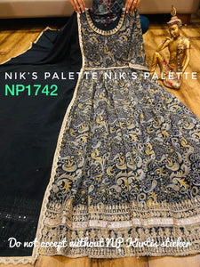 Niks collection - kalamkari digital print gown