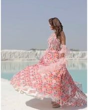 Boutique collection - stylish pink floral Lehenga