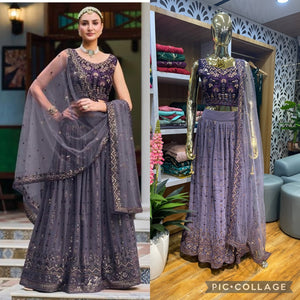 Olivia collection: Readymade georgette Lehengas