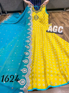 SAL collection: yellow anarkali