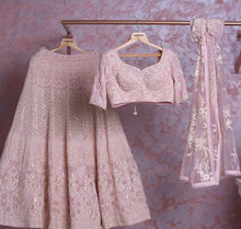 Pink Lucknowi Lehenga