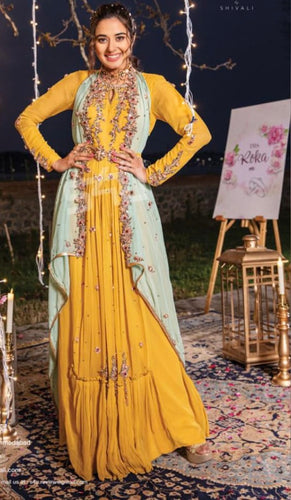 Bridesmaid album: Indo western gown