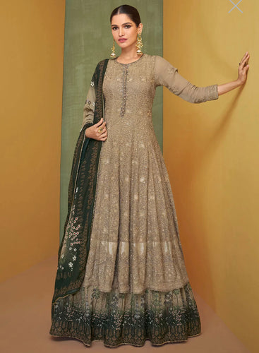 Serena collection: beige gown