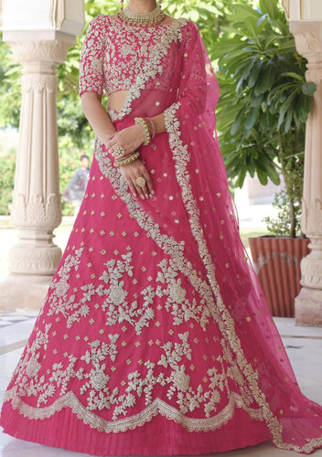 Elna wedding lehengas - pink