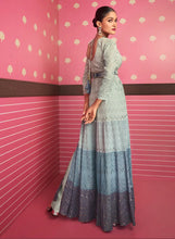 Janisha - Georgette embroidered gown