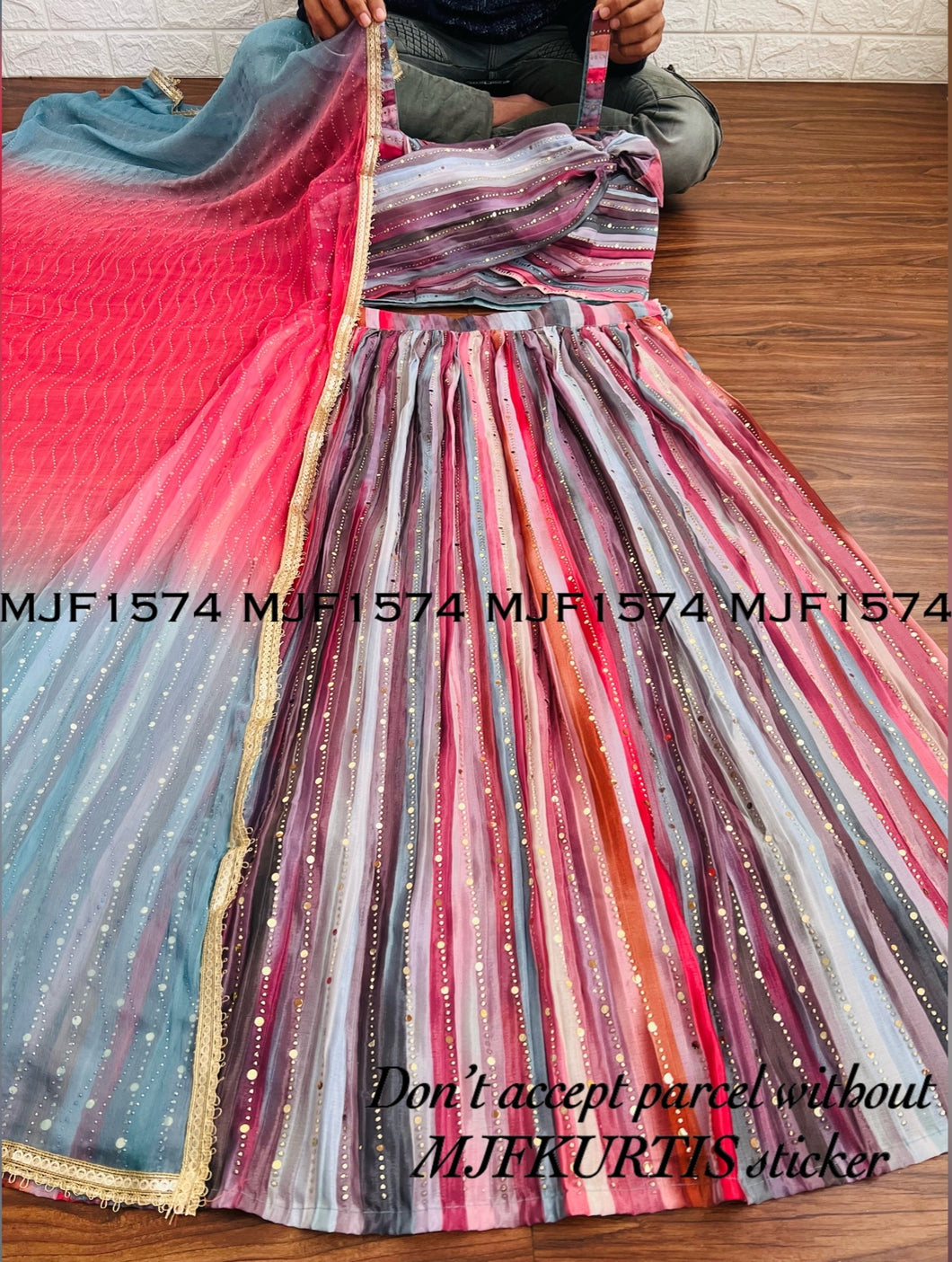 MJF Collection- a cheerful Lehenga