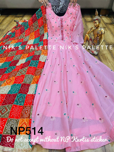 Niks collection: pink anarkali