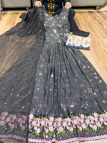 AGC collection: all over sequins anarkali