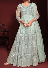 Safeena vol 3 - ocean tint anarkali