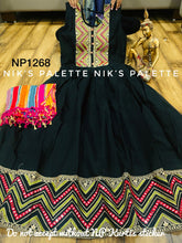 Niks collection: chanderi silk anarkali