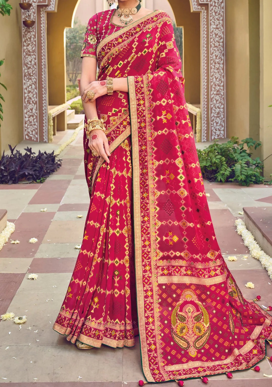 Swarovski vol 3 saree collection
