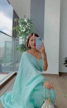 Raas saree with gotta work