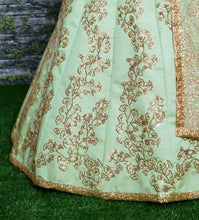 Mint green Lehenga