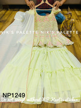 Niks collection- peplum style partywear sharara