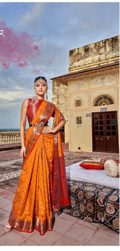 Soft patola silk weaving saree